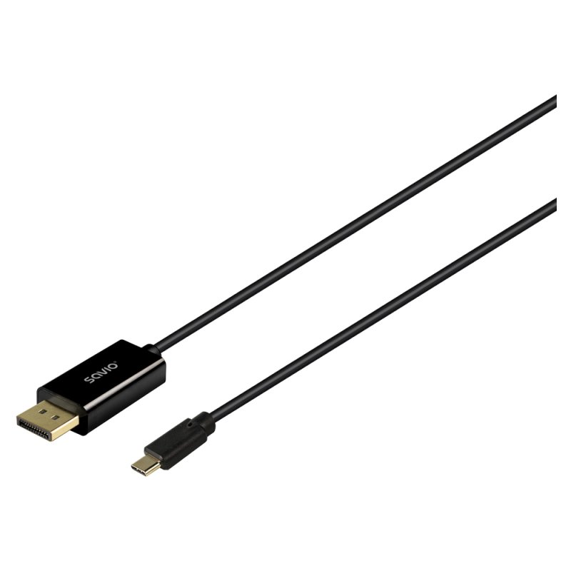 Savio CL-207 USB cable 2 m USB C Black