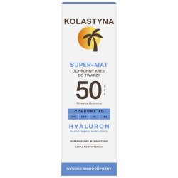 Kolastyna Opalanie Supermat Face Cream Spf 50 50 Ml