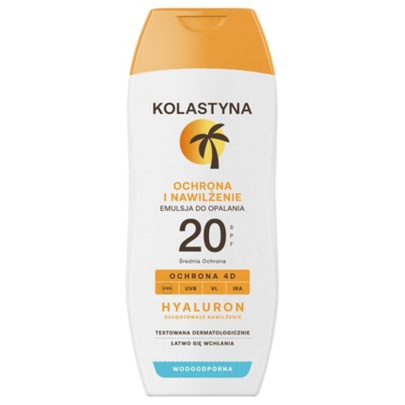 Kolastyna Protection And Moisturization Tanning Emulsion Spf 20 200 Ml