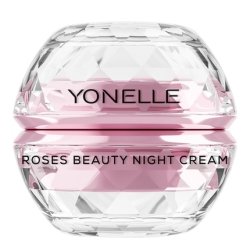 Yonelle Roses Night Face Cream with Roses - Anti-Wrinkle