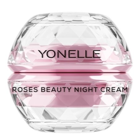 Yonelle Roses Night Face Cream with Roses - Anti-Wrinkle