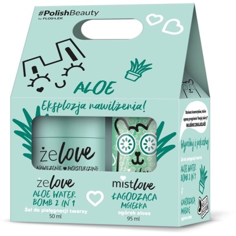Floslek Laboratorium Zelove Aloe Gift Set With Aloe Vera