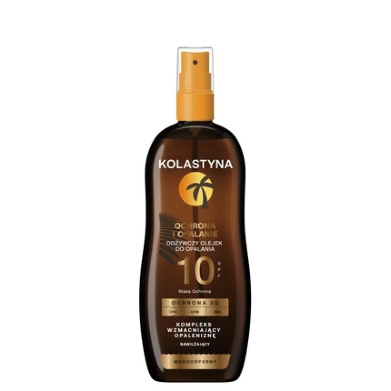 Kolastyna Opalanie Nourishing Tanning Oil Protection And Tanning Spf10 150ml