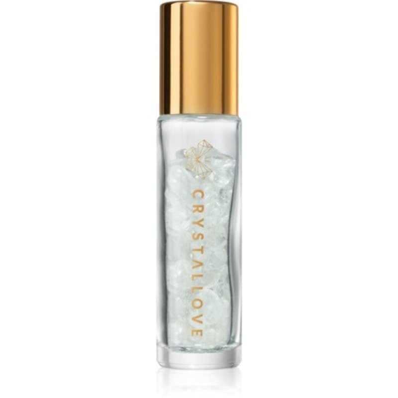 Crystallove Clear Quartz Oil Bottle Rollon 10 Ml
