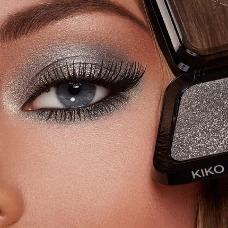 Kiko Milano Glitter Shower Eyeshadow 01 Highcoverage Silver