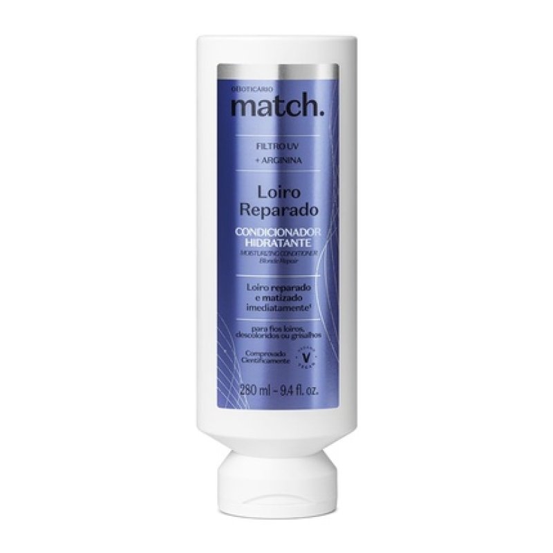 Boticario Match Line Blonde Repair Hydrating Conditioner 280ml