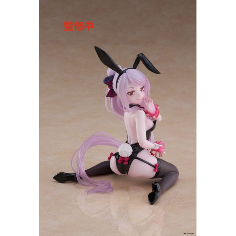 STOCKJBE5 - Overlord PVC Statue Desktop Cute Figure Shalltear Bunny Ver. 13 cm