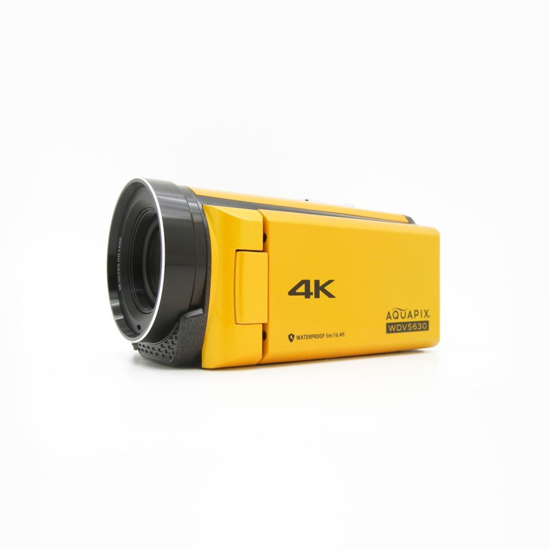 Aquapix WDV5630 Caméscope portatif 13 MP 4K Ultra HD Jaune