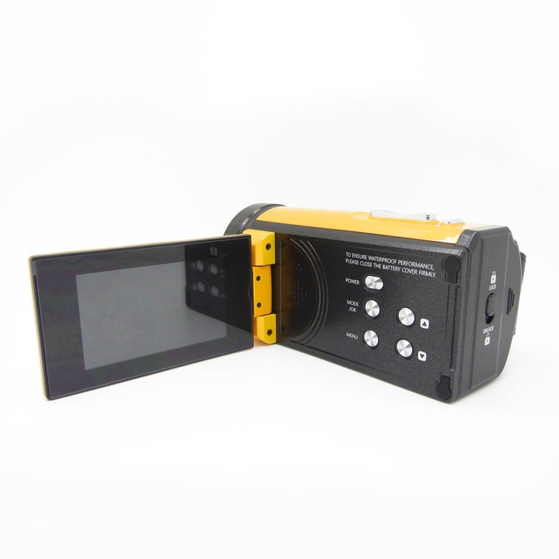 Aquapix WDV5630 Caméscope portatif 13 MP 4K Ultra HD Jaune