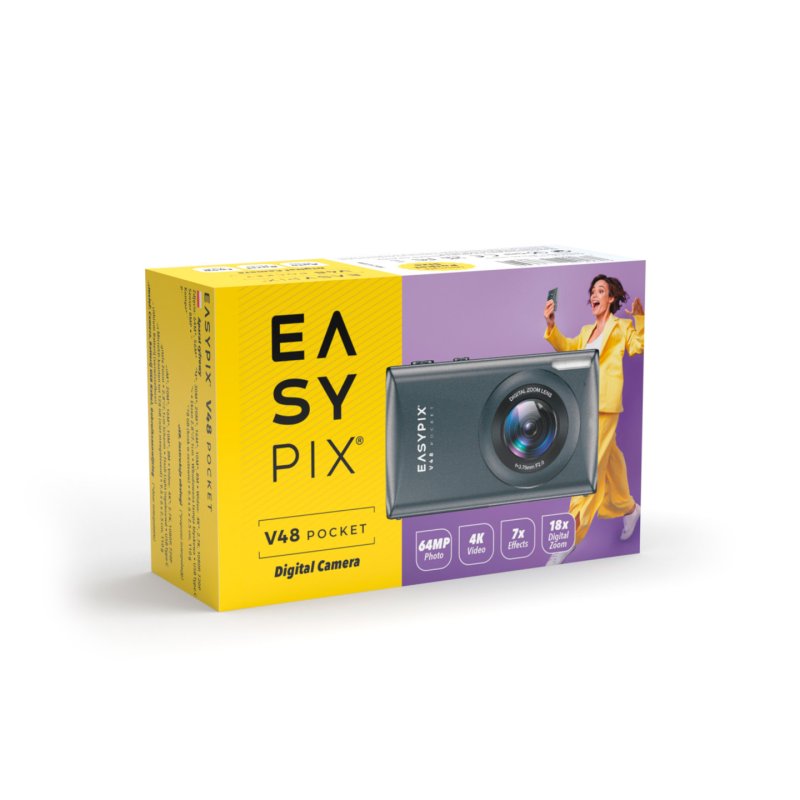 Easypix V48 Pocket anthrazit