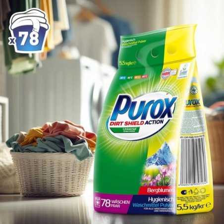 PUROX UNIWERSAL Universal Laundry Detergent 5.5kg