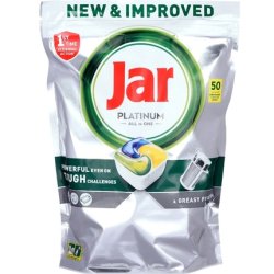 Jar Platinum All In One Lemon Dishwasher Capsules 50 Pieces