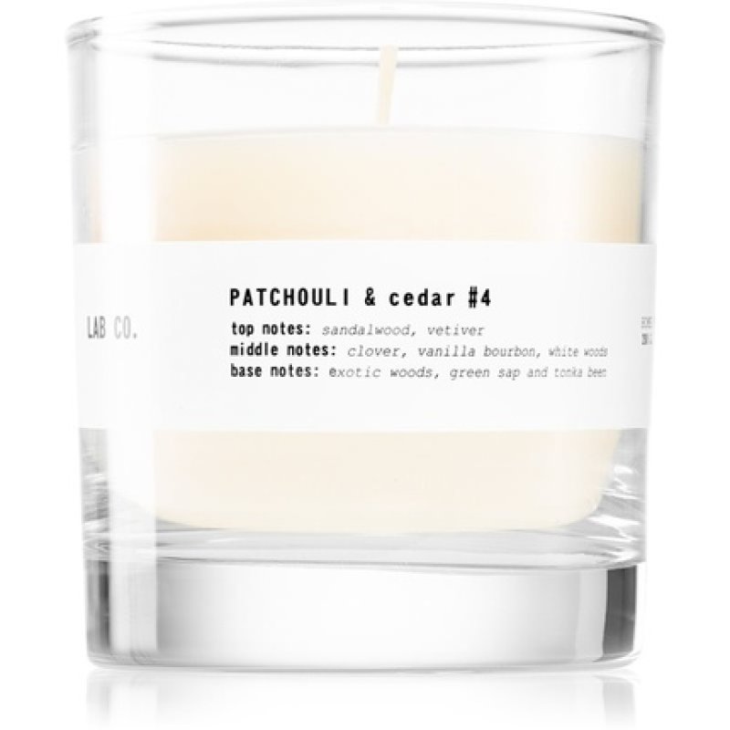Patchouli & Cedar Scented Candle