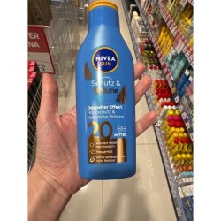 Nivea Sun Protect & Bronze Intense Sun Lotion Spf 20 200 Ml