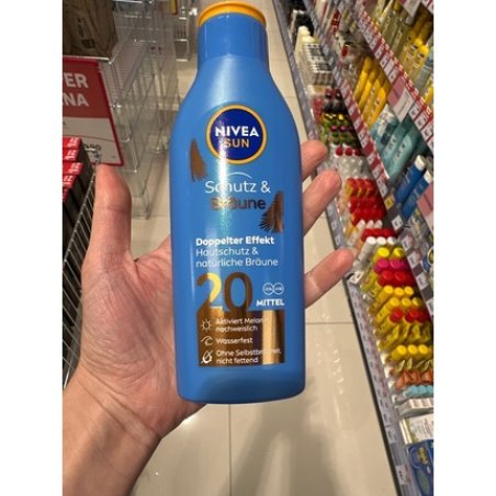 Nivea Sun Protect & Bronze Intense Sun Lotion Spf 20 200 Ml