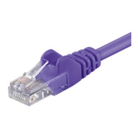 Goobay 5m Cat.6 U/UTP networking cable Purple Cat6
