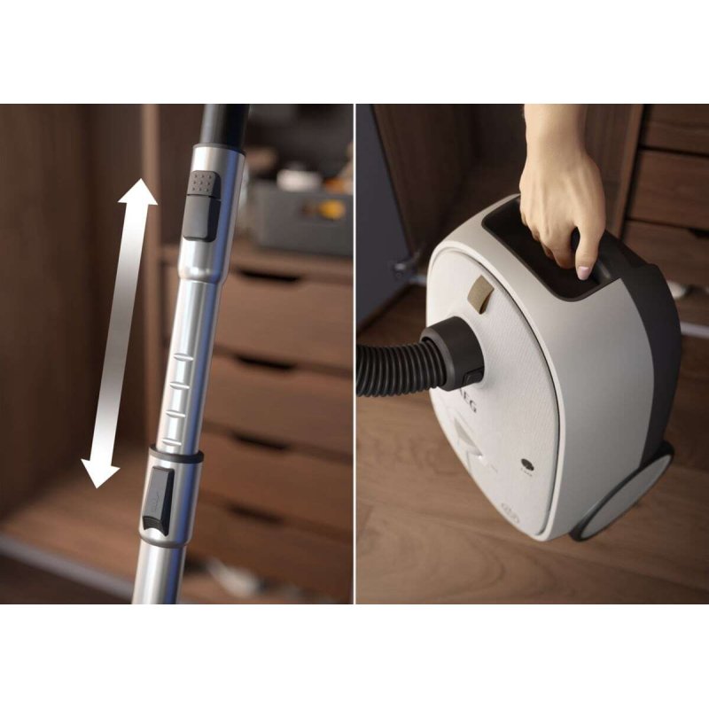 AEG AB61H6SW 3,5 L Aspirateur réservoir cylindrique Sec 850 W Sac à poussière