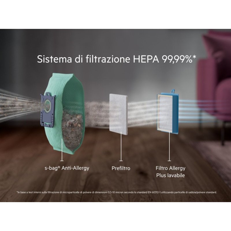 AEG AB61H6SW Staubsauger mit Beutel weiß