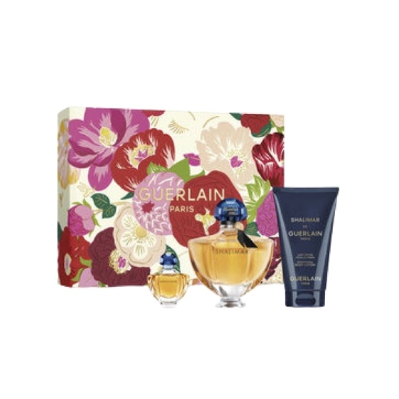 Set Guerlain Shalimar, Femei, Eau de Parfum 50 ml Lotiune de corp 75 ml Eau de Parfum 5 ml