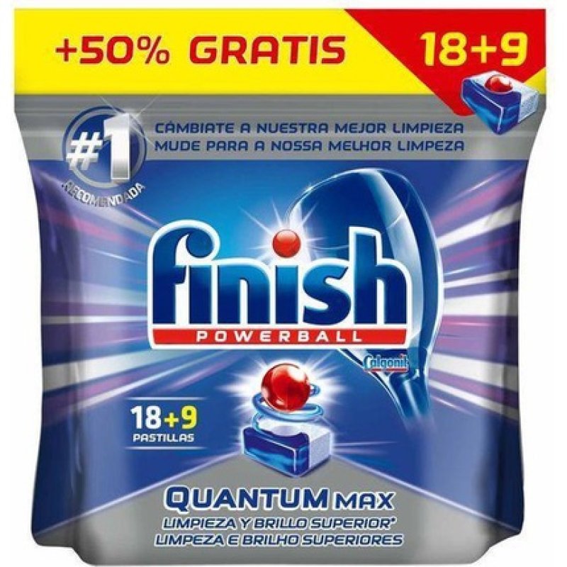 Finish Quantum Regular Dishwasher Tablets (27 Pieces)