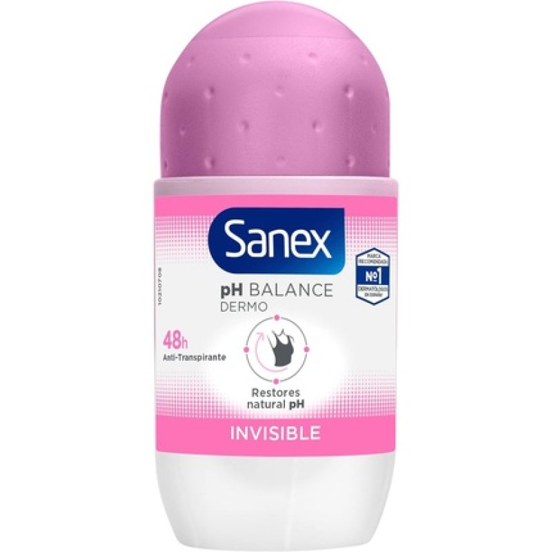 Sanex pH Balance Invisible Dermo Roll-On Deodorant 50ml