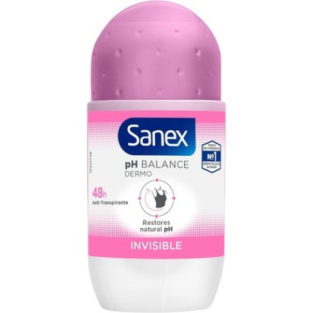 Sanex pH Balance Invisible Dermo Roll-On Deodorant 50ml