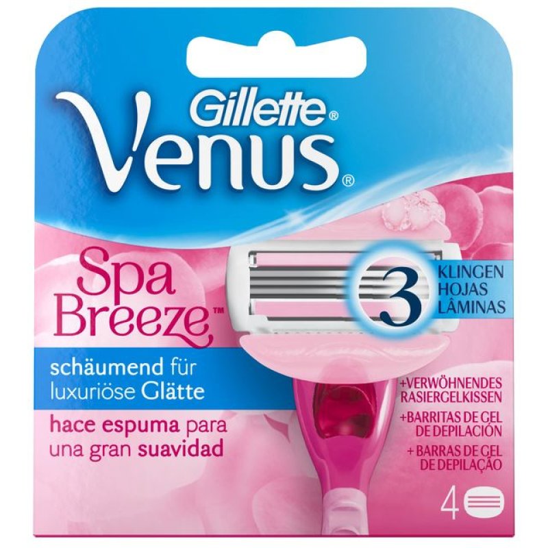 Gillette Venus Spa Breeze lame de rasoir 4 pièce(s) Femmes