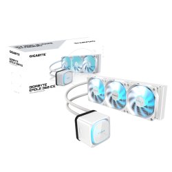 GIGABYTE EAGLE 360 ICE Liquid CPU Cooler - 3x120mm ARGB Fans, full-color LCD, DAISY-CHAIN, Intel LGA 1851 and AMD AM5