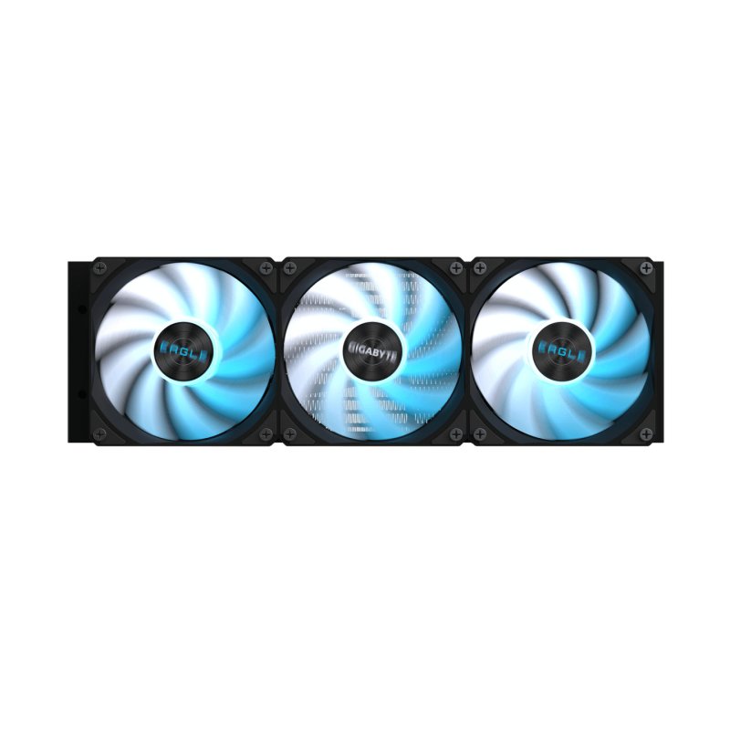 GIGABYTE EAGLE 360 Liquid CPU Cooler - 3x120mm ARGB Fans, full-color LCD, DAISY-CHAIN, Intel LGA 1851 and AMD AM5