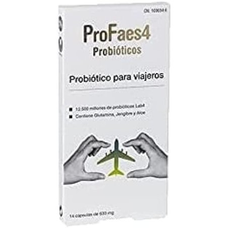ProFaes4 Travel Probiotic 14 Capsules - Prevents Traveler's Diarrhea