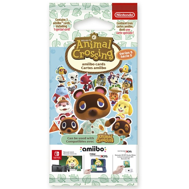 Nintendo Amiibo Carte Animal Crossing Serie 5 video game accessory Card kit