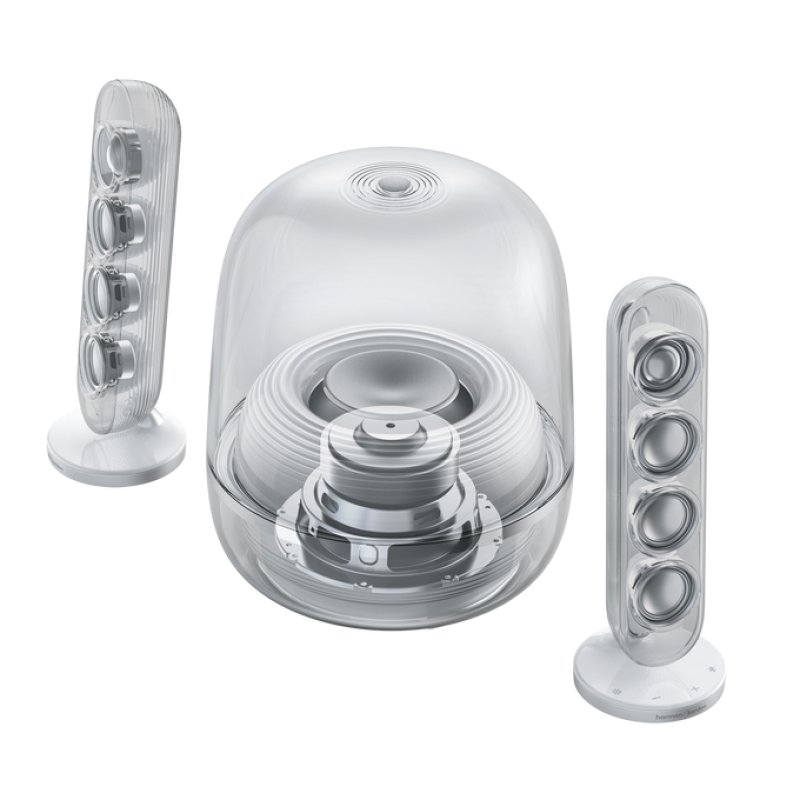 Harman/Kardon SoundSticks 5 set d'enceintes 190 W Blanc 2.1 canaux Bluetooth