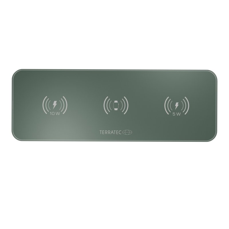 Terratec ChargeAIR All Casques, Casque, Smartphone, Smartwatch Vert Recharge sans fil Charge rapide Intérieure