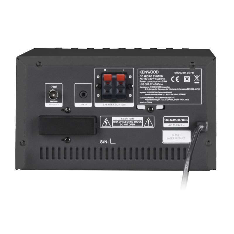 Kenwood M-7000S Home audio mini system 30 W Black