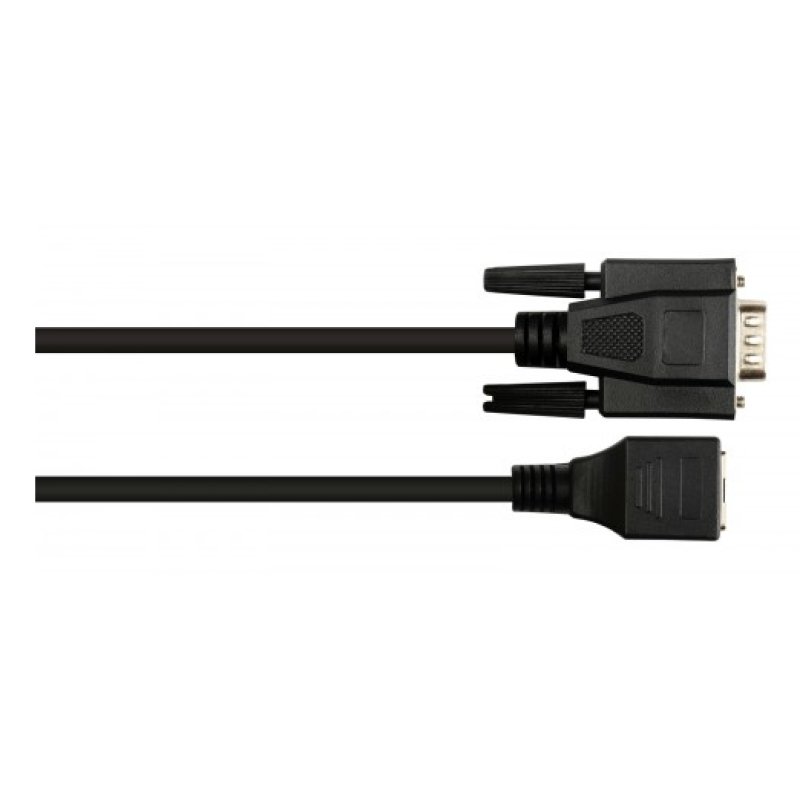 Alcasa 4945-MF changeur de genre de câble RJ-45 RS232 Noir