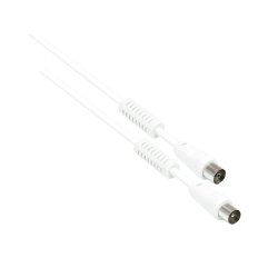 Alcasa S-PAK015 coaxial cable 1.5 m IEC White