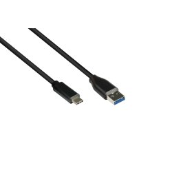 Good Connections USB3.0 Kabel A-USB-C schwarz 3m