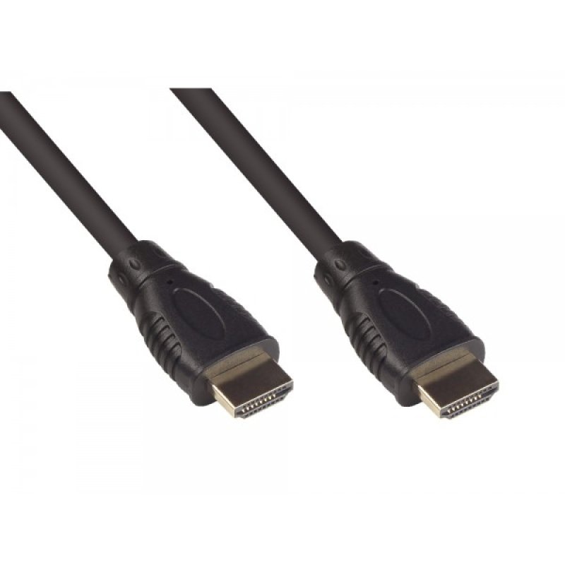 Alcasa 4520-010 HDMI cable 1 m HDMI Type A (Standard) Black