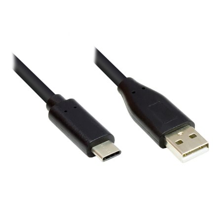 Good Connections USB2.0 Kabel A-C schw. 1m