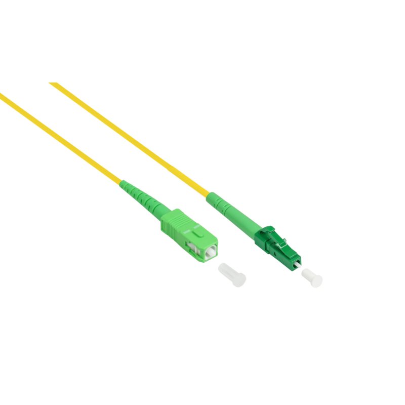 Alcasa LW-S902LASA InfiniBand/fibre optic cable 2 m LC SC FTTH Yellow