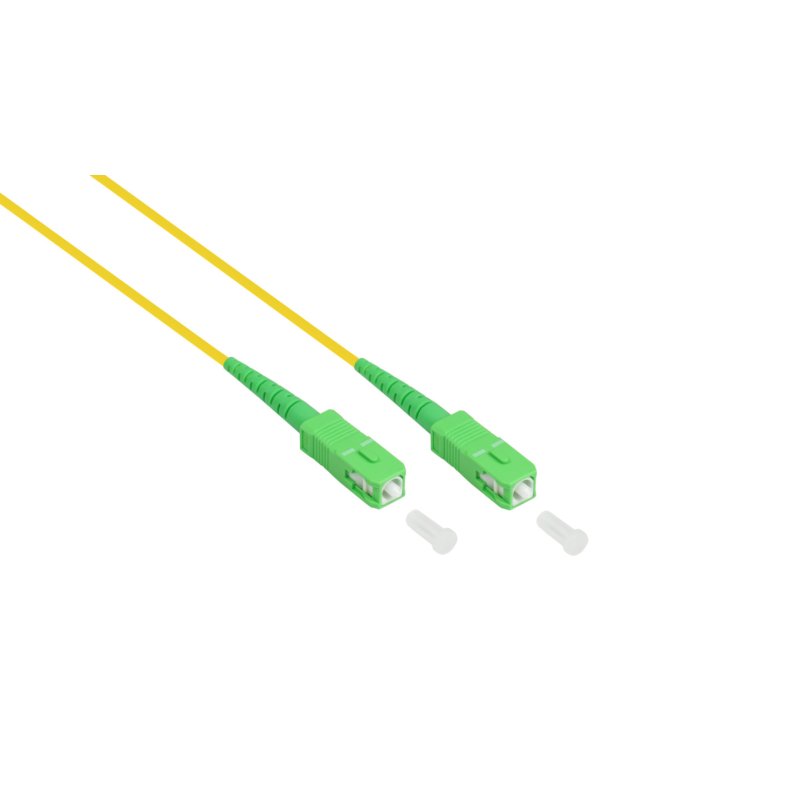 Alcasa LW-S905LASA câble InfiniBand et à fibres optiques 5 m LC SC FTTH Jaune