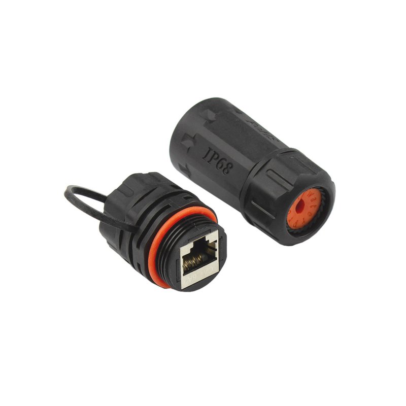 Alcasa ODC-06 wire connector RJ-45 Black