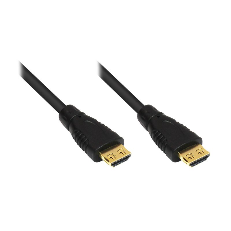 Alcasa 10m 2xHDMI HDMI cable HDMI Type A (Standard) Black