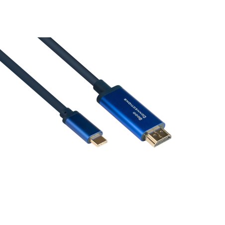 Good Connections Adapterkab SmartFLEX USB-C an HDMI blau 2m