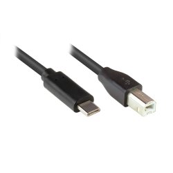 Good Connections USB2.0 Kabel C-B schw. 5m