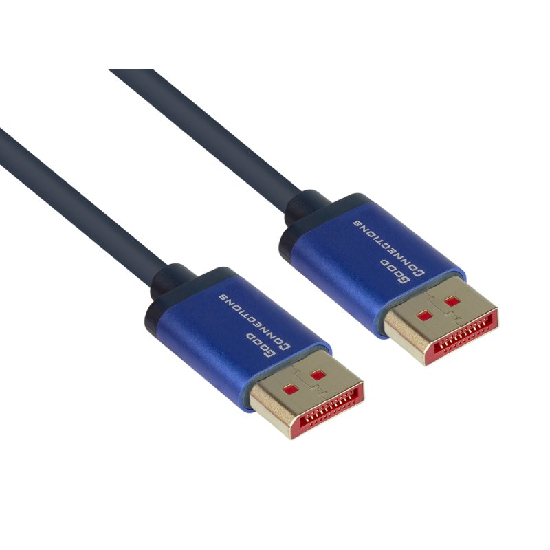 Alcasa 4814-SF005B DisplayPort cable 0.5 m Blue