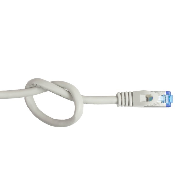 Alcasa 8060-SF002 networking cable Grey 0.15 m Cat6a S/FTP (S-STP)