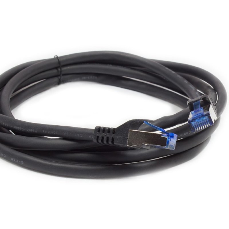 Alcasa 8060-SF150S câble de réseau Noir 15 m Cat6a S/FTP (S-STP)