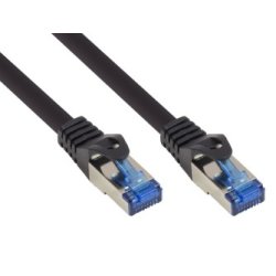 Alcasa 8060-SF100S câble de réseau Noir 10 m Cat6a S/FTP (S-STP)