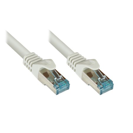 Alcasa 8064-H010 networking cable Grey 1 m Cat6a S/FTP (S-STP)